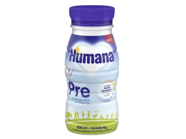 Humana Pre Anfangsmilch 200ml (MHD 07/2026)